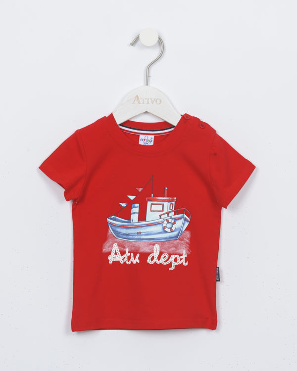 Picture of YF767 BOYS SHORT SLEEVE SET IN HIGH QUALITY COTTON